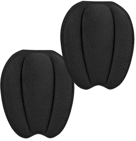 Cojines de talón de algodón espumado, cómodo cojín para el talón, insertos de forro de zapatos para alivio del talón, almohadillas adhesivas para un mejor ajuste