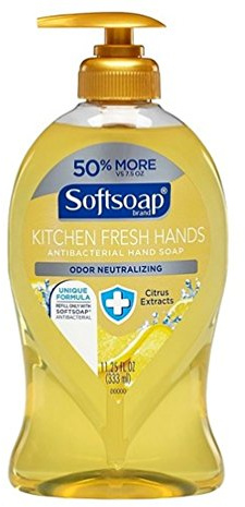 Softsoap Kitchen Fresh Hands Antibacterial Liquid Hand Soap, 11.25 oz Per Bottle (5 Pack)