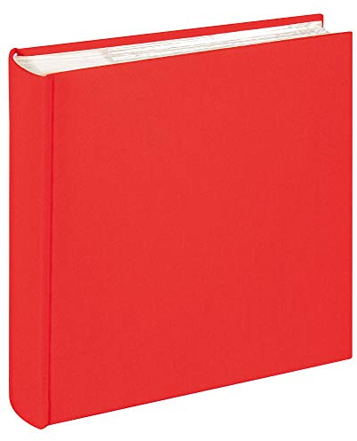 walther design Fotoalbum rot 200 Fotos 10 x 15 cm Memo-Einsteckalbum Leinen, Cloth ME-510-R