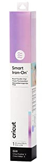 Cricut Smart Iron-On Heat-Transfer Vinyl | 1 Sheet | 33cm x 0.9m | Holographic Blue, (3ft), 2008678