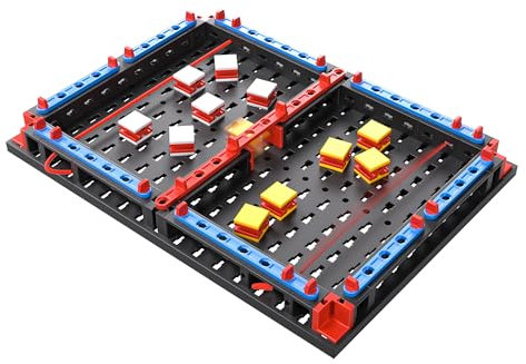 fischertechnik Slide Battle 569014 - kit de construcción para niños, juego de habilidad con lanzador, a partir de 7 años