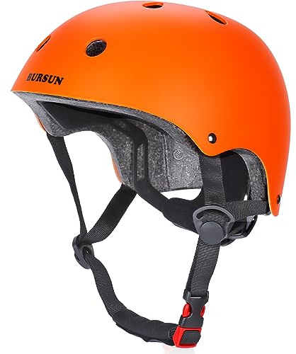BURSUN Kids Bike Helmet Toddler Cycle Helmet for 2-15 Years Old Boys Girls -Lightweight, Adjustable Multi-Sport Helmet for Skateboard Cycle Roller Skateing Scooter BMX
