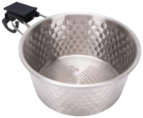 RiToEasysports Ciotola da Campeggio in Acciaio Inossidabile Leggero per Zaino in Spalla, Picnic, Gite per, Rivestimento Non Stick, Design Squisito, Materiale Premium