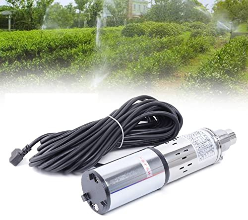 Solar Tiefbrunnenpumpe Brunnenpumpe Rohrpumpe Tauchpumpe Bewässerung DC 280W 48V für Haushaltswasser Gartenbewässerung Teiche