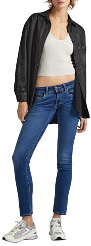 Pepe Jeans Jeans pour Femme, Bleu (Denim-gx6), 29W / 30L