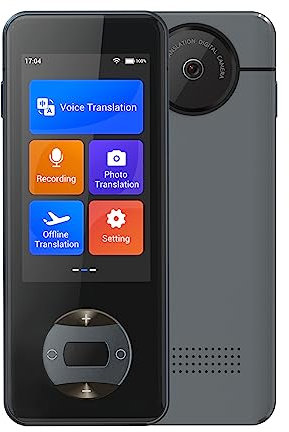 ANFIER Anfier Offline Sprachübersetzer Gerät W10 PRO für 144 Sprachen und Akzente Instant Translator Gerät Kein WLAN erforderlich