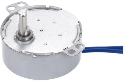 OOYIALET Permanent Magnet Synchronous Electronic Starter 0.9RPM to 70RPM AC 100-127V 50-60Hz CW 4W D Shaft Electronic Starter for Microwave Oven Parts Fan(2.5-3RPM)