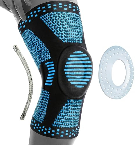 360 RELIEF Ginocchiera per Uomo E Donna - Imbottitura in Gel a Compressione - Ginocchiera Con Borsa Lavanderia