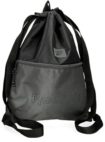Reebok Arlo Mochila Saco, Negro, 35x46 cms