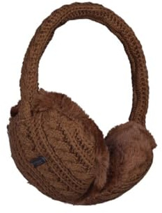 Barts earmuffs Justerbar Monique Öronmuffar Stickat Tyg Kvinnor Flickor Vinter, Ljusbrun, Taglia unica