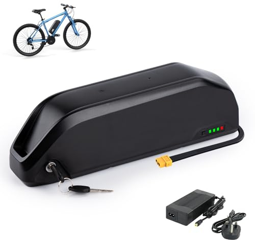 52V 15Ah Ebike Battery, E bike Battery with 45A Smart BMS, 2A Charger, 52V Lithium Electric Bike Batteries for 250W-1700W Bafang & Other Ebike Conversion Wheel, UK Warehouse