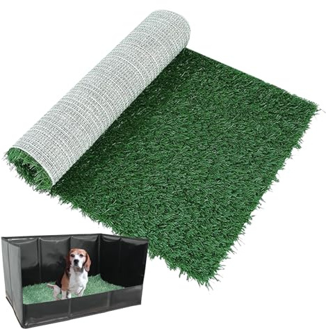 Césped para Orines De Perro Exterior,Alfombrilla de Adiestramiento para Cachorros con Césped Artificial | Alfombra Lavable para Perros - para Dueños De Mascotas Casa Oficina Viaje Jardín