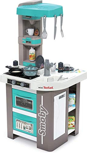 Smoby Küche Tefal Studio Bubble-Cocina de Juguete con función para niños a Partir de 3 años, Color Azul (311043), Color/Modelo Surtido