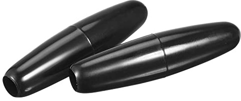sourcing map Guitar Single Tremolo Arm Bar Tip Cap 5mm Dia ABS Black Cover for Electric Guitars Arm Crank Handles, Pack of 5