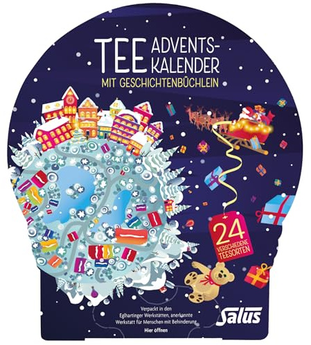 Herbosus SALUS Tee Adventskalender 2023 mit Geschichtenbüchlein