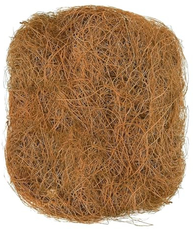 Fibra di cocco per uccelli - Materiale per fodera del in fibra di cocco naturale, 250 g/500 g | Rivestimento durevole per gabbia, substrato per da cova, lettiera per uccelli, criceti, piccol