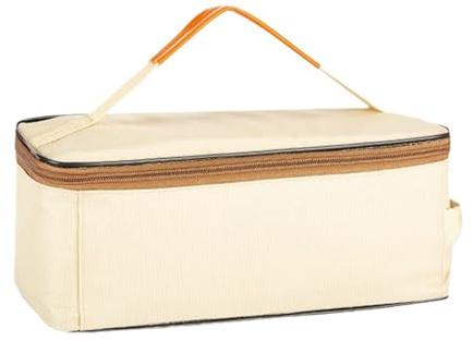Sac de rangement pour cuisine de camping – Sac de cuisine portable | Grand récipient pour ustensiles de cuisine pour randonnées, road trips, barbecues, parc