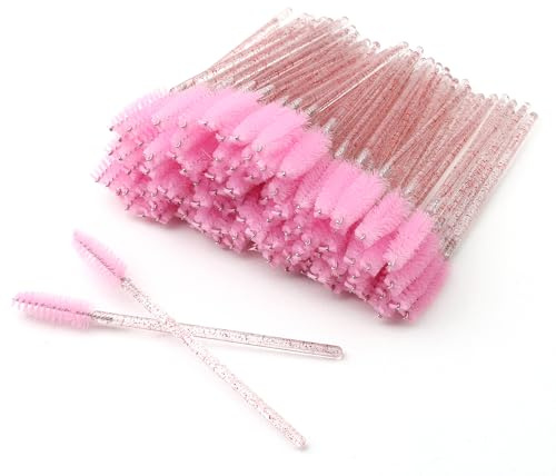 Natuhana 200 Pezzi Pettine per Extension Ciglia,Monouso Scovolini Mascara Ciglia,Microbrush per Sopracciglia