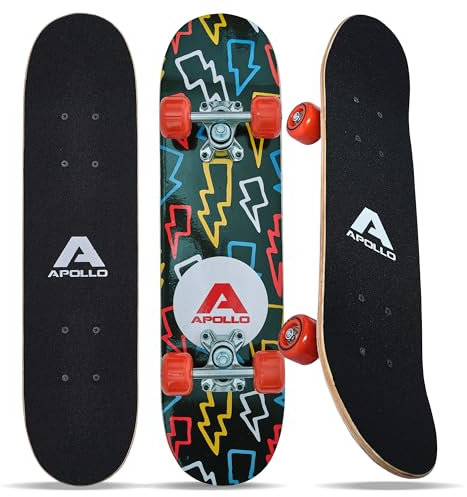 Apollo Skateboard - Flash - Kinderskateboard 61cm, ABEC 3