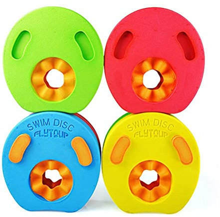 Arm Bands Swimming Kids, 4Pcs Kids Arm Float Discs Swimming Arm Band Pool Set for Kids, Swim Discs Set of Childrens Float Aid Discs Kids Learn Swimming for Kids Boys Girls Toddlers, Age 2 â€“ 6