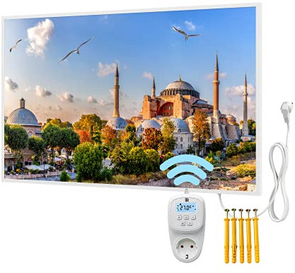 Bringer Imagen calefacción por infrarrojos con marco – calefacción de imagen – 100 x 60 x 1,8 cm – Estambul, Turquía