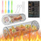 Mineup Rollendes Grillkorb Set, 2 Stück Rolling Grilling Basket, BBQ Rolling Grillkorb Zylinder, Grillnetzrohr mit Grill Zubehör, Grillkorb Edelstahl für Abendessen, Picknick, Camping, Grill