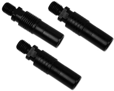 3 Stück Quick Release Adapter Aluminium schwarz Schnellverschluss für Bissanzeiger Banksticks Rutenauflagen