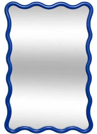 ATMOSPHERA CREATEUR D'INTERIEUR - Specchio a onda blu judy 60x38cm