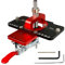 35mm Hinge Jig Drilling Hole Puncher, Aluminum Alloy Concealed Hinge Jig, Accurate Locking Hinge Drilling Jig Drill Guide Locator Woodworking Tool for Door Cabinets Hinges Mounting