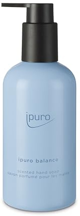 ipuro Classic BALANCE Handseife 250ml - Flüssigseife vegan, mit maritimen Duftnoten - Dermatologisch getestet - Seifenspender Blau - flüssige Handseife zur sanften Reinigung & geschmeidige Hände
