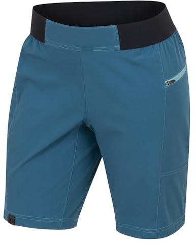 PEARL IZUMI Women's Mountain Bike Short. Detachable Chamois Liner & Two Zippered Pockets. Comfortable & Durable 9.5 Inseam Ocean Blue
