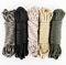 Romon Paracord 4mm, 50M Paracord Schnüre Seil 9 Kern-Strängen Paracord Bänder, Schnur Reissfest Seil Sonnensegel, Nylon Paracord Survival Paracord Reepschnur für Outdoor Survival Camping, Schwarz