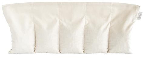 LOOLAY Cuscino termico con noccioli di ciliegia, forno a microonde, 50 x 20 cm, in cotone biologico, con nucleo di ciliegia, con 5 camere, ideale per tensioni muscolari e dolori mestruali (proprio)