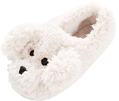 Generisch Zapatillas de estar por casa para hombre y mujer, de piel de cordero, de fieltro, para invierno, pantuflas para invitados, beige, 39 EU