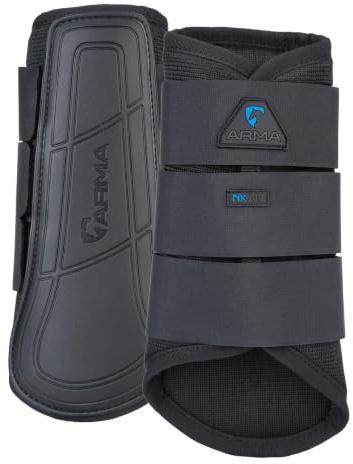 Shires ARMA Air Motion Brushing Boots (Cob, Black)