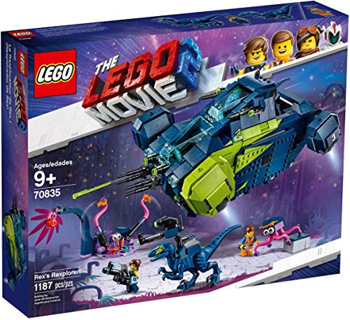 LEGO La LEGO Película 2 - Rexplorador de Rex, juguete de construcción de divertida nave espacial, incluye minifigura de Emmet (70835)