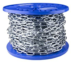 Catena genovese diametro 3 mm. in acciaio zincato 75 mt.