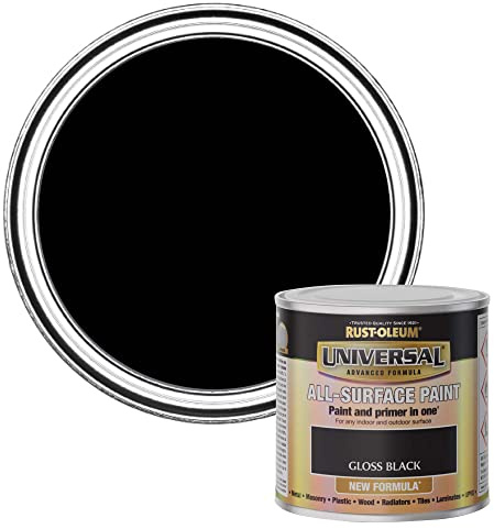 Rust-Oleum Universal Gloss Black 250ml, AMZ0114