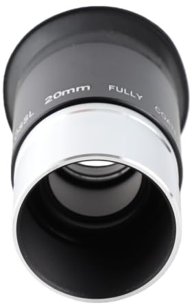 Oculaire de Lentille de Télescope D'astronomie Plossl 20mm avec Filetage de Filtre 1.25