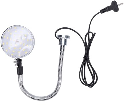 15W LED Svanhalsljus 1500lm 6500k 36st Vitt Ljus LED Magnetiskt Arbetsljus med Flexibel Svanhals Magnetisk Baslampa för Svarvmaskin Borrpress Sy BBQ (EU-)
