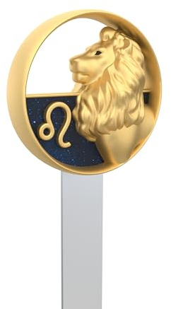 METALMORPHOSE - Marque-page Signe du Zodiaque Lion - Signe Astrologique Lion - Cadeau Homme, Femme et Enfant