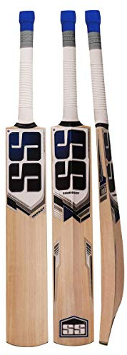 SS Kashmir Willow Leather Ball Cricket Bat, Exclusive Cricket Bat for Adult Full Size with Full Protection Cover (Impact)