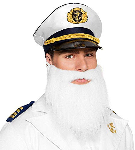 Boland – konstgjort skägg, tillbehör, smink, mustasch, tillbehör för karneval, kostymer, temafest, JGA, halloween