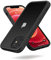 MobNano Cover Compatibile con iPhone 12/12 Pro 6.1 Pollici Sottile Antiurto AntiGraffio, Protettiva Custodia - Nero