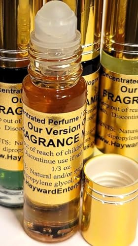 HYWD Enterprises Perfume Oil Compatible to YUCCA for Men and Women, Eau de Parfum, 1/3 oz. (10ml) Glass Roll on