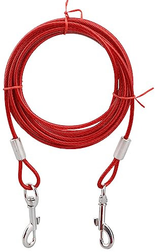 Raxove Correa para perro, cable de amarre para perro, correa para perro para senderismo, 3. Cable de amarre para perros, correa de amarre para cachorros, cable de amarre para mascotas, accesorios de
