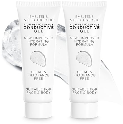 Rio Conductive Gel, Highly Conductive Gel for EMS Machine, TENS Machine, RF & Circulation Boosting Devices, Improves Conductivity & Increases Stimulation, Skin Friendly, Irritation Free, Scent Free