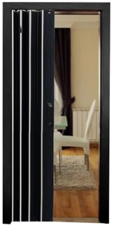 GOCHUSX Sliding Folding Door With Magnetic Concertina Handle, Multifold Bifold Closet Partition for Doorway, Patio, Room and Garage (61x150cm/24x59in)