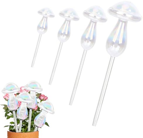 YongSral 4 Pièces Boules d'Irrigation pour Plantes, Globe D'arrosage, Arrosage Automatique Plante Vacances, Arrosage Plante Interieur, Automatique Boule D'irrigation, pour Plantes Balcon