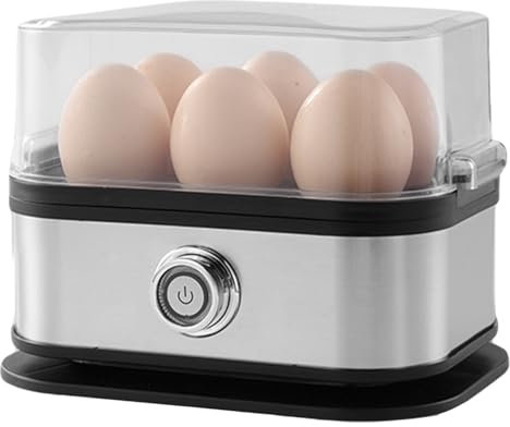 Renopfect Cocedor De Huevos Duros - Cocedor Rápido De Huevos | Electrodoméstico Automático Para Cocina Casera Con Función Para Desayuno, Almuerzo Y Tortilla De Pollo
